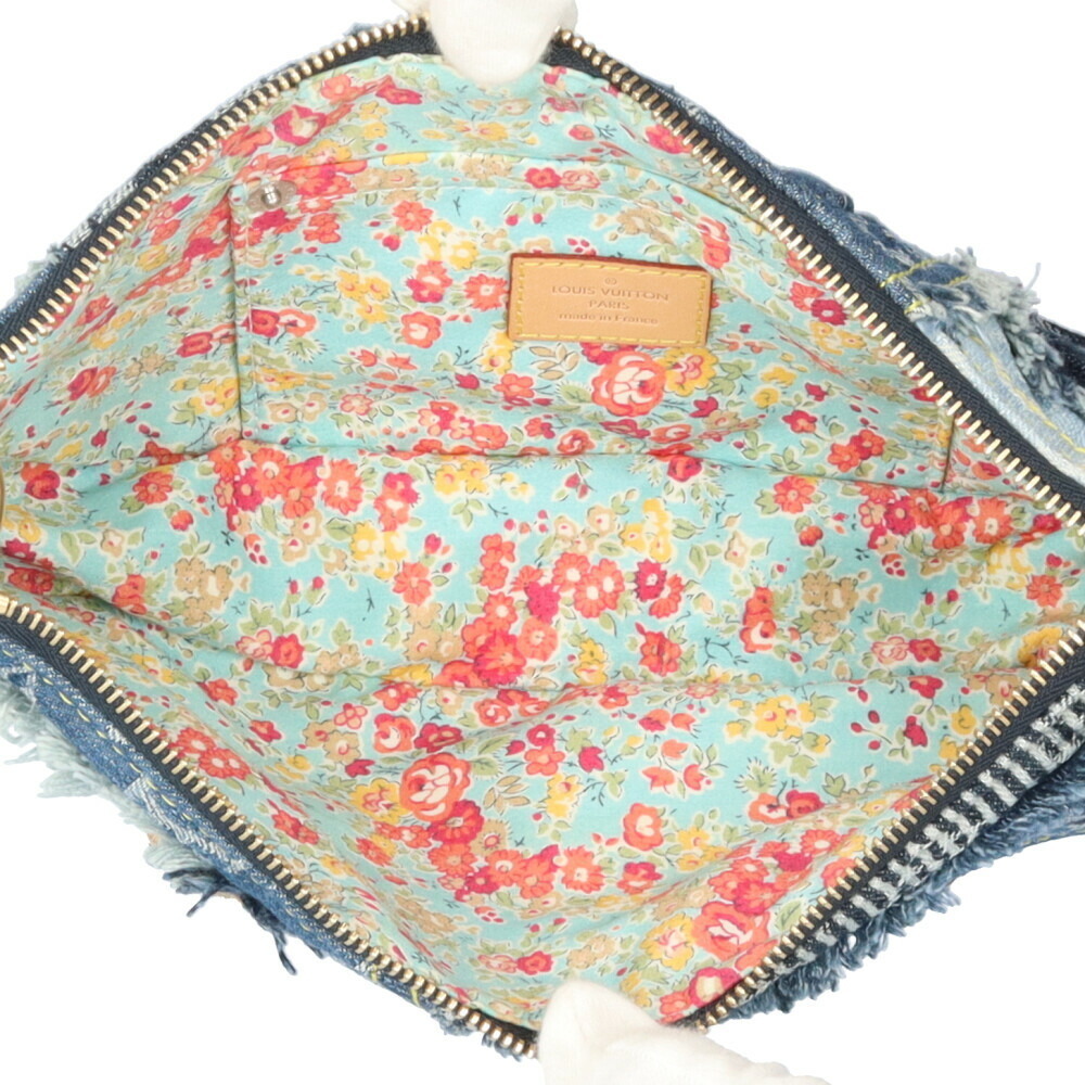 Louis Vuitton Pouchy Patchwork Monogram Denim Sho… - image 6